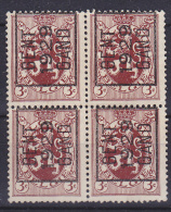 BELGIË - PREO - 1929 - Nr 204 A (Blok/Bloc 4) - GENT 1929 GAND - (*) - Typografisch 1929-37 (Heraldieke Leeuw)