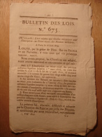 BULLETIN DES LOIS Du 22 JUIN 1824 - LOI SUR LES TABACS - LEGS - Tabac Tobacco - Décrets & Lois