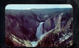F745  Yellowstone National Park, Montana -  Grand Canon And Lower Falls - Serie Dexter - Small Size - USA National Parks