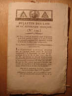 BULLETIN DES LOIS De 1795 - MISE EN LIBERTE EMIGRES - IMPORT - ECCLESIASTIQUES EMIGRES - EMIGRATION - Religieux émigré - Décrets & Lois