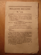 BULLETIN DES LOIS De 1804 - ENTREPOT TABAC TOULOUSE - ARMES DE LUXE LIEGE BELGIQUE DOUANE VERCEIL - ARCHIVISTE ARCHIVES - Gesetze & Erlasse