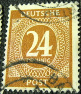 Germany 1946 Numeral 24pf - Used - Oblitérés