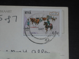 CPM AFRIQUE DU SUD SOUTH AFRICA - YT 826 - CHAR BOEUFS - JOURNEE DU TIMBRE - MOSSEY BAY HARBOUR - - Storia Postale