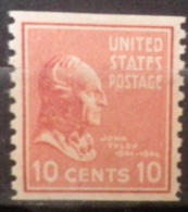 N745.-. USA.-. SCOTT #:847 .MH .-. COIL PERF 10.-. JOHN TAYLOR .-.CV US$ 11.00 / EUR  8.25 - Unused Stamps