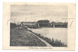 Boran-sur-oise (60) :Le Barrage Sur L´oise Vue Des Quais En 1918 PF. - Boran-sur-Oise