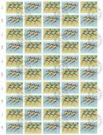 PLANCHE 50xTIMBRES DE COLLECTIONS OBLITERES 1er/J.11.3.1971. C/ .S.B.K. Nr:OZ45. AVEC GOMME . - Zusammendrucke