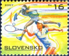 Slovakia 2007 Mi 552 ** Games, Tennis - Neufs