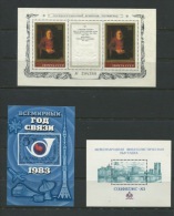 Russia 1983(32) Sheets  Mi Block 162-3,166MNH Art Painting By Rembrandt Hermitage ++ - Rembrandt