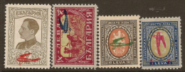 BULGARIA 1927 Air SG 281/84 HM ZU111 - Luftpost