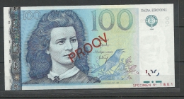 Estland Estonia Estonie 100 Krooni 1999 Banknote SPECIMEN UNC - Estland