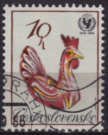 UNICEF / Cock Rooster / 1986 Czechoslovakia - Used - UNICEF