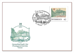Österreich Brief - 25 Jahre Gesellschaft Für Postgeschichte - Grazer Hauptplatz Mit Schloßberg Und Uhrturm - Ongebruikt