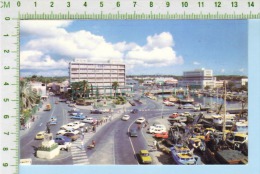 Barbados   ( Trafalgar Square With Lord Nelson Statue And Old Car  ) Post Card Carte Postale 2 Scans - Barbades