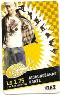 Latvia - 2008 Sportsman - Prepaid Card Used - Letland