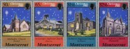 GN0062 Montserrat 1981 Christmas Church 4v MNH - Montserrat