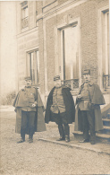 VAUJOURS - Carte Photo Militaire 1915 - Officiers Devant Le Chateau Du Vert Galant - Camp Retranché De Paris, Génie - Autres & Non Classés