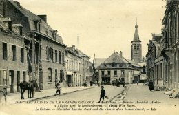 59-RUINES DE LA GRANDE GUERRE...LE CATEAU..RUE DU MARECHAL MORTIER....CPA ANIMEE.. - Le Cateau