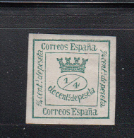 Spain  Scott No 190  Unused Hinged Year  1873 - Nuevos