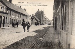 Belgium PROVEN - Gemeentehuis En Strrat - Maison Communale Et Rue - Parish House &amp; Street - Andere