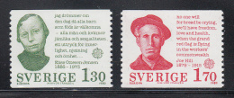 Sweden Scott No 1324-25  Mnh  Year  1980 - Oblitérés