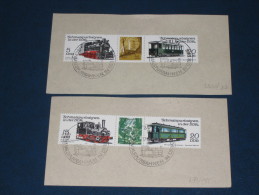 Sonderstempel Werbestempel DDR Deutschland Berlin 1982 Schmalspurbahnen In Der DDR Eisenbahn Railway - Machines à Affranchir (EMA)