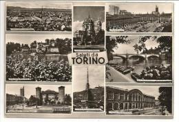 Italie - Saluti Da TORINO - Multi-vues - Ditta Cagliari - 1960 - Panoramische Zichten, Meerdere Zichten
