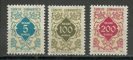 Turkey; 1972 Official Stamps (Complete Set) - Official Stamps