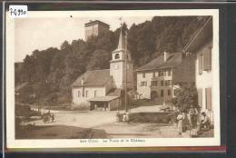 DISTRICT D´ORBE /// LES CLEES - LA PLACE ET LE CHATEAU - TB - Les Clées