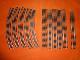 Lot De Rails HO - JOUEF, 5 Courbés N° 470, Et  6 Droits N° 475 - Track