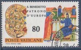 PIA  -  VATICANO  - 1979 -  1500° Della Nascita Di San Benedetto, Patrono Dell' Europa  -  (SAS  671-75) - Oblitérés