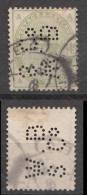 Grossbritannien Great Britain Mi# 77 Used 4P 1884 Perfin - Used Stamps