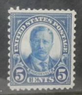 N731.-. 1922 .-. USA.-.SCOTT #: 557 .-. MNH .-. ROOSEVELT .-. CV US $ 37.00 / EUR  27.80 - Nuovi