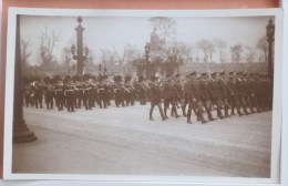 CPA Militaria Photo Funerailles Marechal Foch 1926 Delegations Militaires Americaine Et Anglaise H PARIS - Funerales