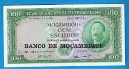 MOZAMBIQUE - 100 Escudos 1961 SC  P-117 - Moçambique