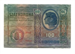 Croatia Serbie Serbia Ovp Austria Hungary - CROATIA SEAL 100 Kronen 1912 - Croatia