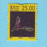 SRI LANKA SIGNES DU ZODIAQUE POISSONS 2007 / MNH** / CU 01 - Astrologie