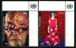 ONU New-York 2013 - Break Barriers - Paire ** MNH PF Coin De Feuille - Unused Stamps