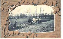 Scène De Laboure, Cheval, Paysan. - Maule