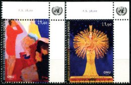 ONU Genève 2013 - Break Barriers - Paire ** MNH PF - Unused Stamps