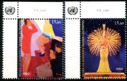 ONU Genève 2013 - Break Barriers - Paire ** MNH PF - Ungebraucht