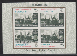 TURKEY MNH** MICHEL BL 24 ISTAMBUL - Blocks & Sheetlets