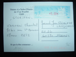 CP VIGNETTE 3,00 OBL.MEC. 3-9-1997 METZ CENTRE DE TRI (57 MOSELLE) - 1990 « Oiseaux De Jubert »