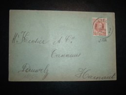 CP TP 3C OBL. 4 II 1925 LIEGE 3 - Lettres & Documents