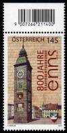 ÖSTERREICH 2012 ** 800 Jahre Stadtrechtsurkunde ENNS - MNH - Ungebraucht