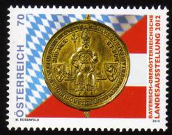 ÖSTERREICH 2012 ** Bayerisch - Oberösterreichische Landesausstellung / Goldener Bulle Karl IV. - MNH - Ongebruikt