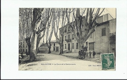 CPA  84  Malaucène, Le Cours Et La Gendarmerie, Enfants Vaucluse,. - Malaucene