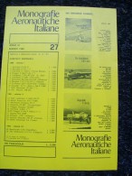 MONOGRAFIE AERONAUTICHE ITALIANE N 27 MARZO 1982 - Motori