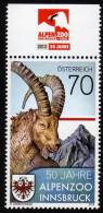 ÖSTERREICH 2012 ** Steinbock / 50 Jahre Alpenzoo Innsbruck -  MNH - Unused Stamps