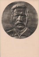 Carte Postale Docteur Albert SCHWEITZER Prix Nobel De La Paix Plaquette De Bronze Weiss 1965 - Prix Nobel