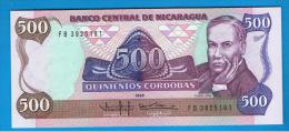 NICARAGUA -  500 Cordobas 1985 SC  P-155 - Nicaragua